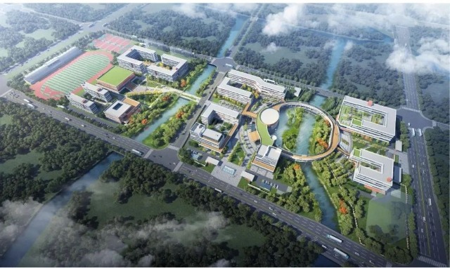 鄞州職業(yè)高級中學(xué)遷建項(xiàng)目效果圖 寧波市教育局供圖.jpg